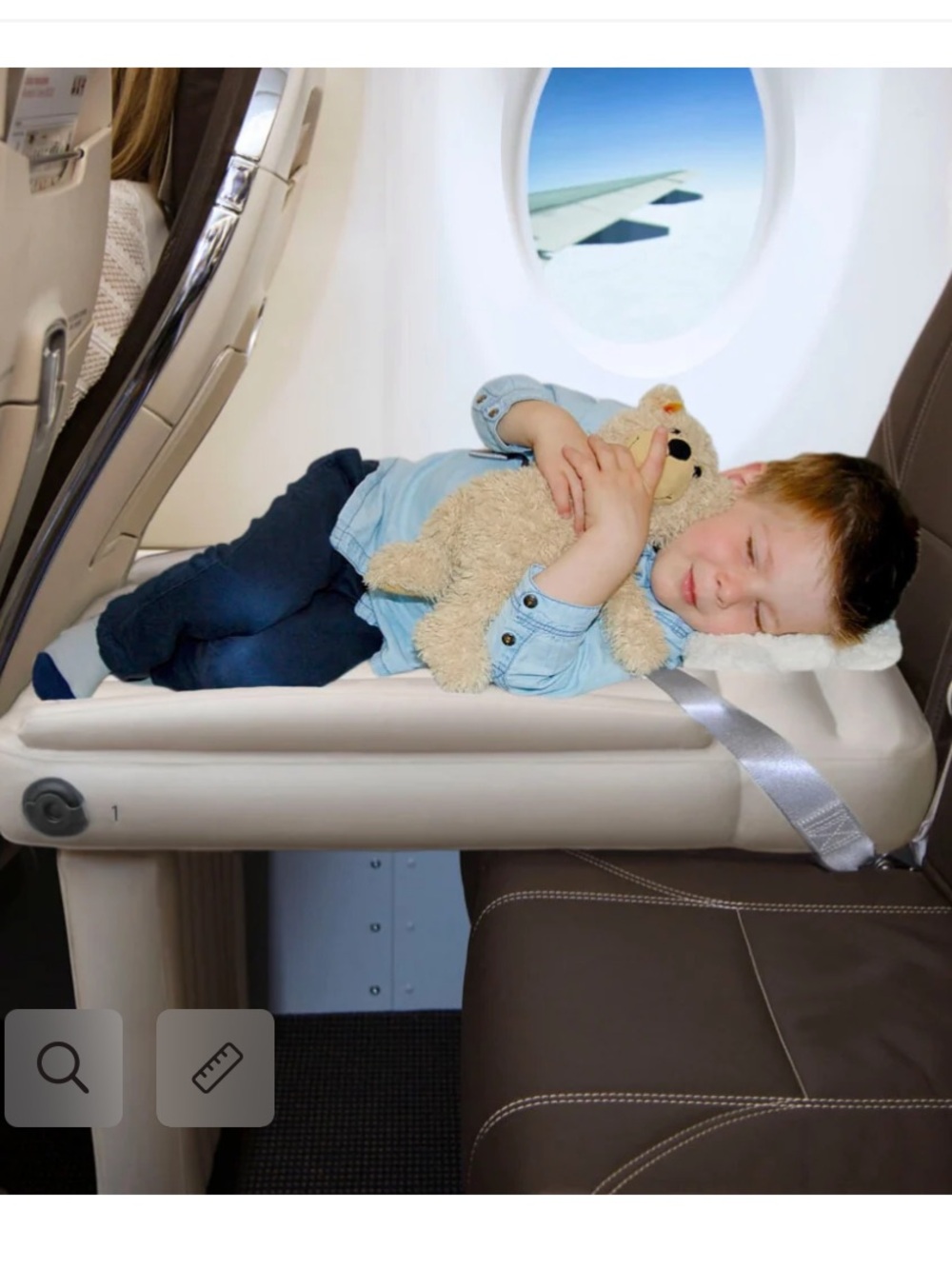 Flyaway Kids Bed- inflatable plane bed